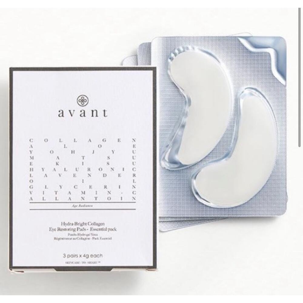 F Avant Hydra-Bright Collagen Eye Pads 3 pair NIB